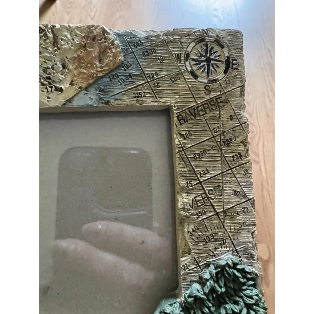 Donna‎ Elias Grand Traverse Lighthouse 3D Picture Frame Michigan Nautical Decor